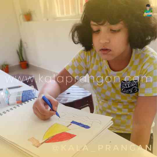 art courses and classes for kids in Ranchi Jharkhand by Kala Prangan, Ranchi